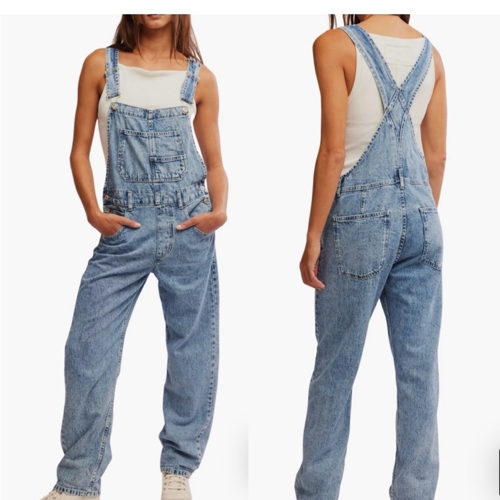 Free People We The Free Ziggy Denim Overalls